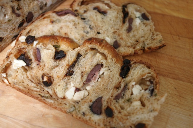 Kalamata Olive, Sun-dried tomato, and Feta Bread