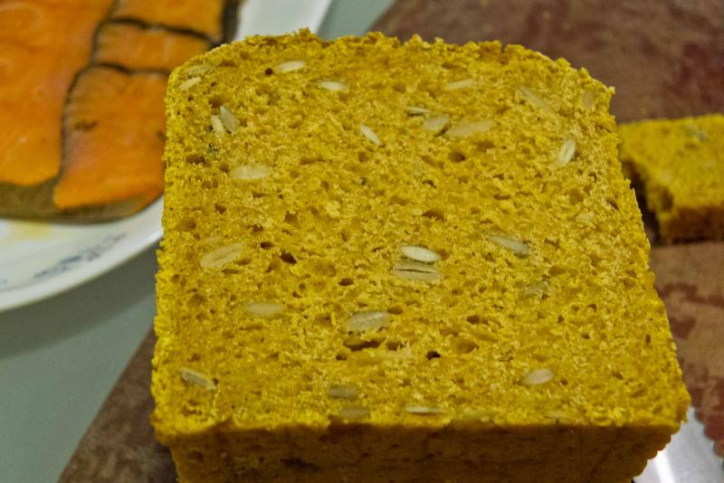 Week-old Pumpkin Whey Bread