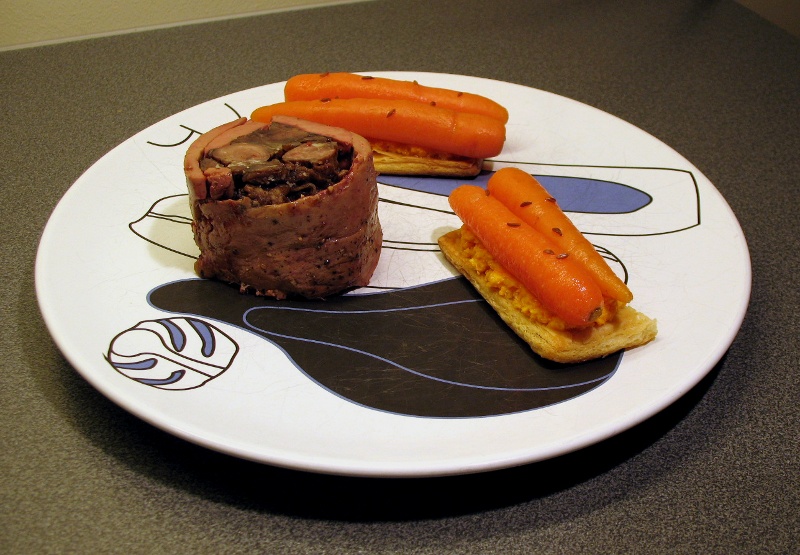 Oxtail and duck liver terrine