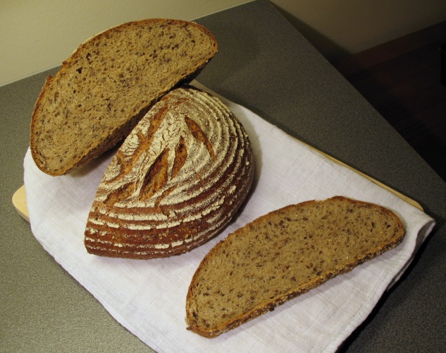 Flaxseed rye