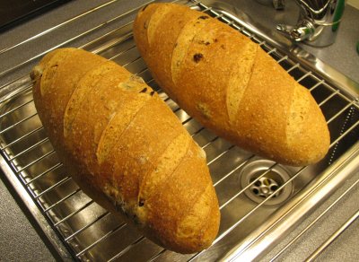 Kalamata olive and feta cheese loaves