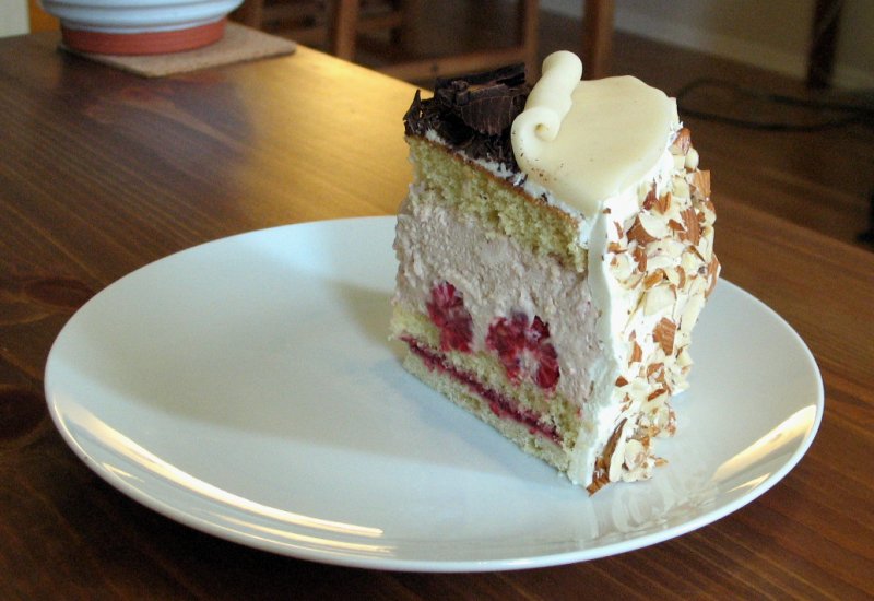 Raspberry cake